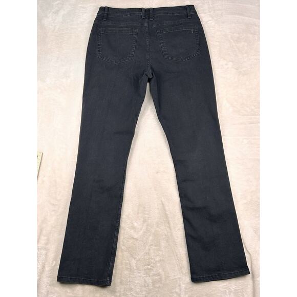 The Perfect Jean NYC Bootcut Jeans Mens 34x36 Black Denim 5-Pocket Performance - Picture 2 of 8